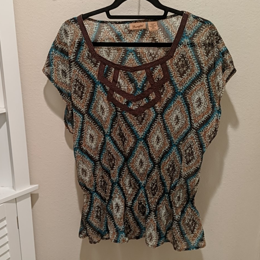 *3/$20 Wrangler Sheer Blouse
